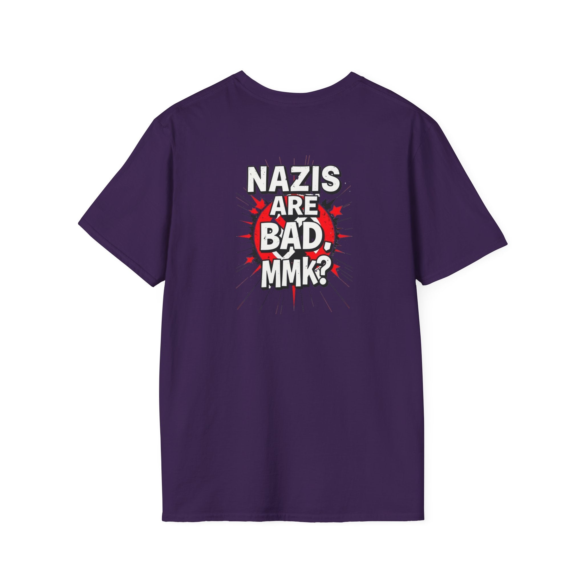 Unisex Softstyle T-Shirt: 'Our Grandparents Fought Fascists' Patriotic Tee