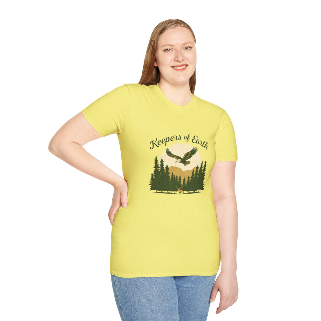 Keepers of the Earth Eagle and Elk T-shirt