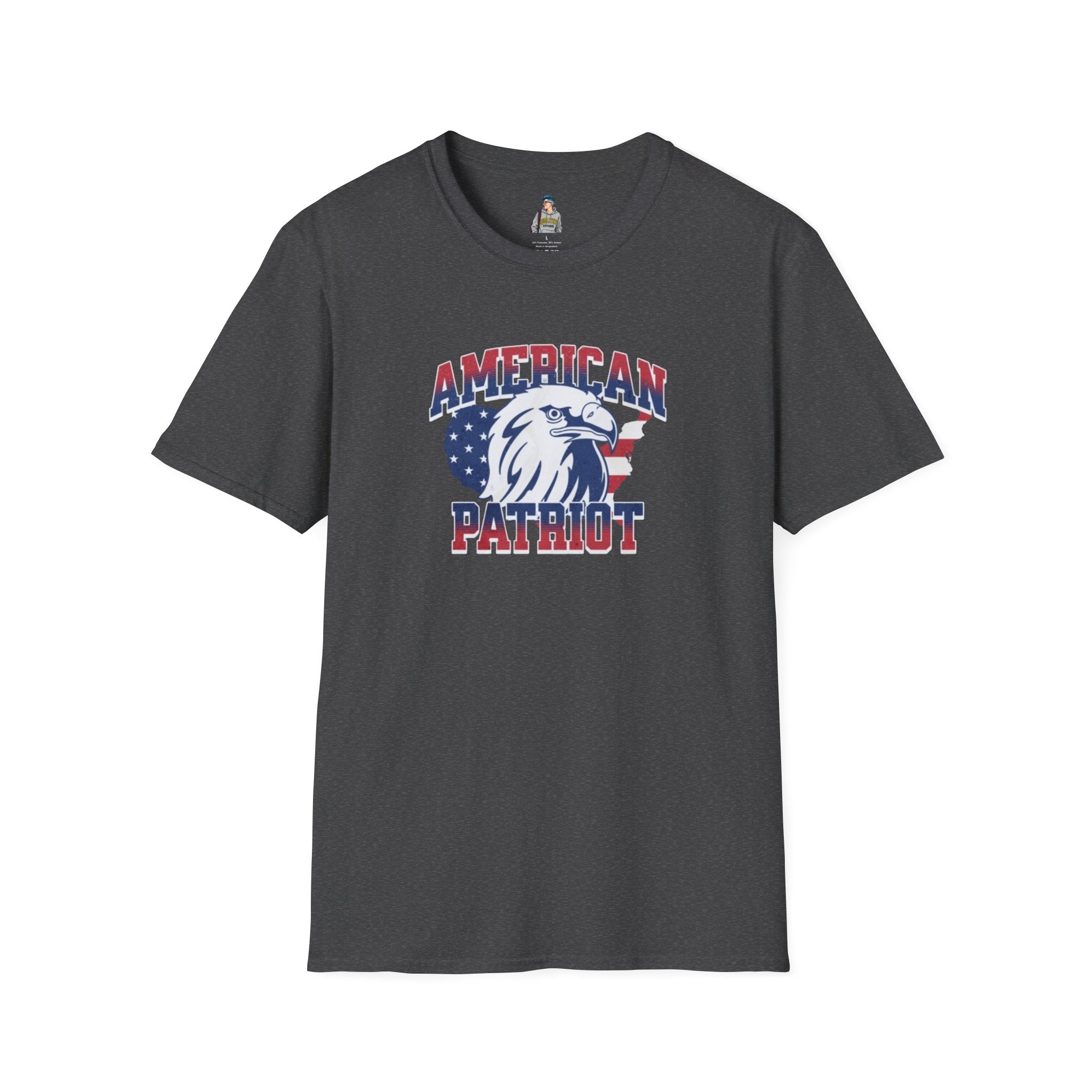 American Patriot - Keep Immigrants Deport Fascists Unisex T-Shirt - Celebrate Freedom & Diversity