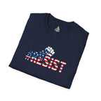 RESIST Unisex Softstyle T-Shirt - Empowering Statement Tee for Activists