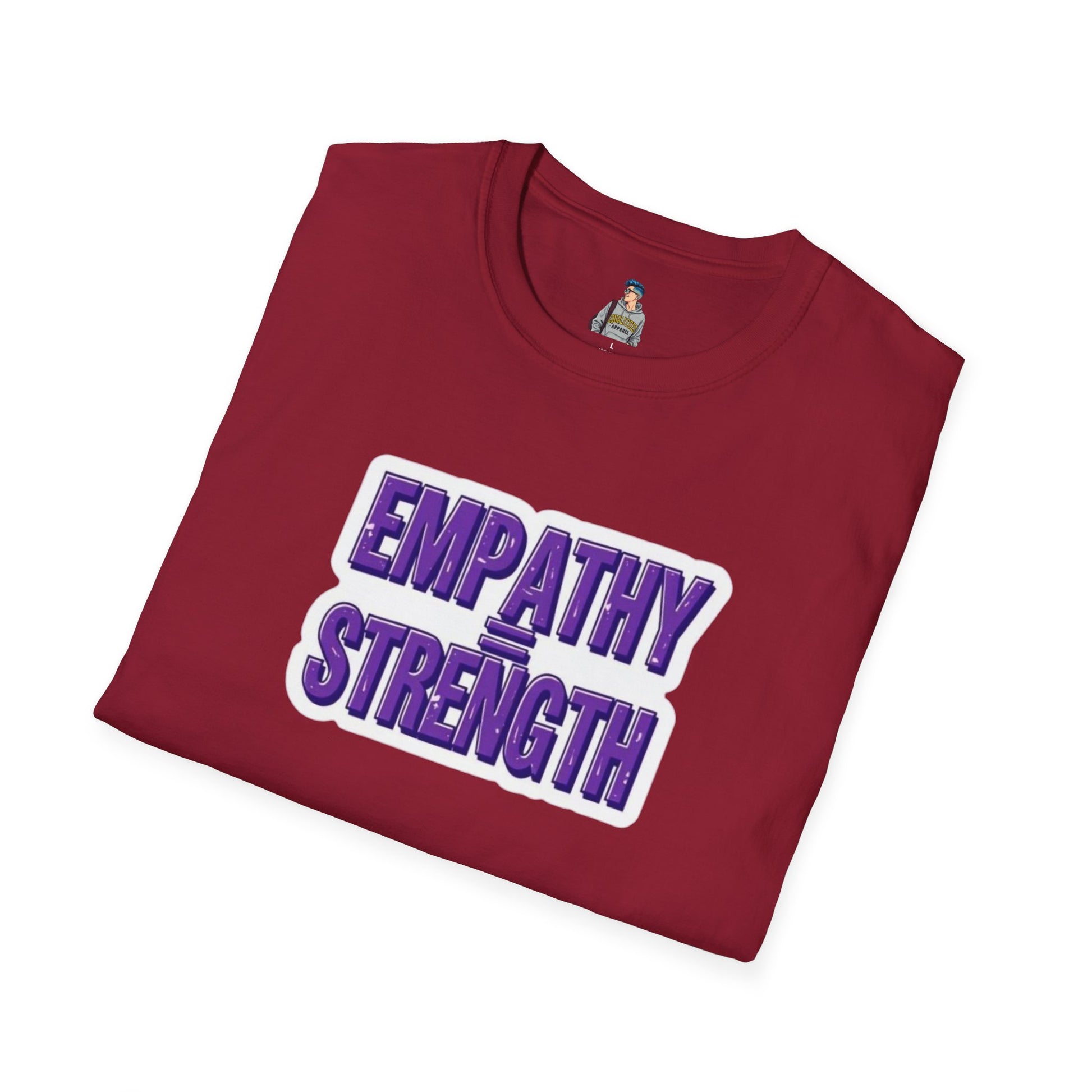 Empathy Equals Strength Unisex Softstyle T-Shirt - Inspirational Apparel for Everyday Comfort