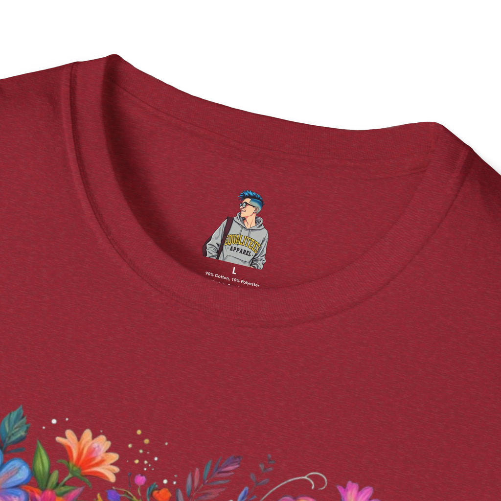 Floral 'FTP' Graphic T-Shirt