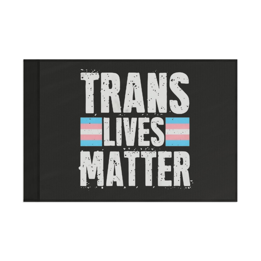 Trans Lives Matter Flag - Aesthetic LGBTQ+ Banner for Celebration & Home Decor