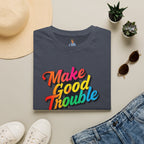 Make Good Trouble' Rainbow T-Shirt