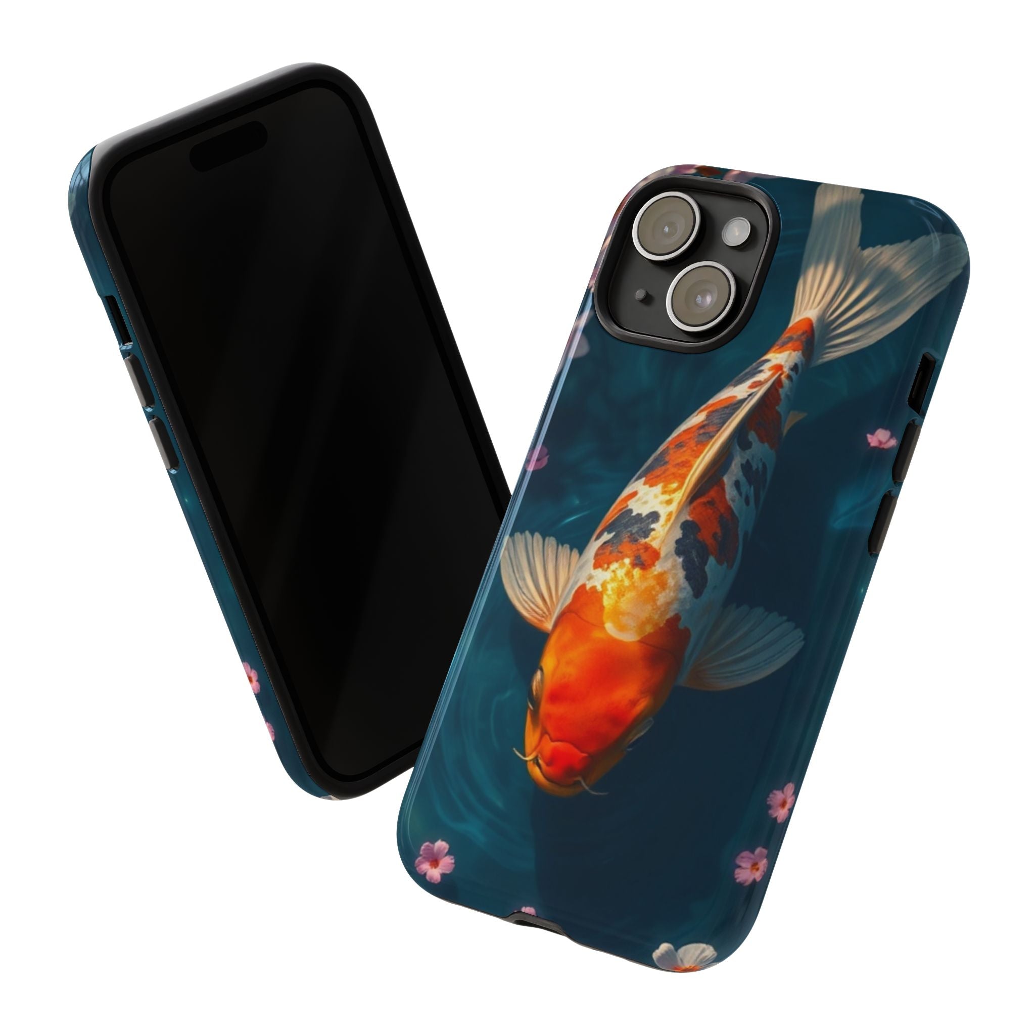 Peaceful Koi Cherry Blossom Tough Cases For Android & iPhone