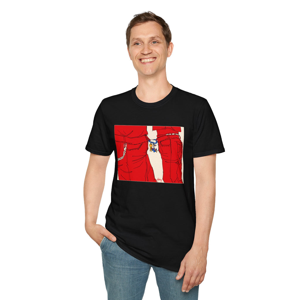 Red Jeans by Audrey Pride Tree Las Vegas T-Shirt