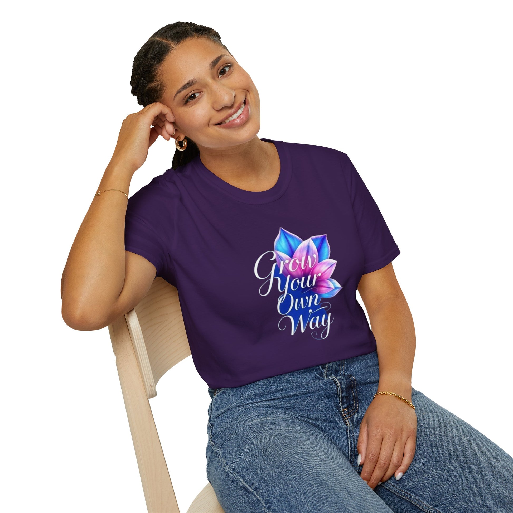 Empowerment Lotus, Grow Your Own Way T-Shirt