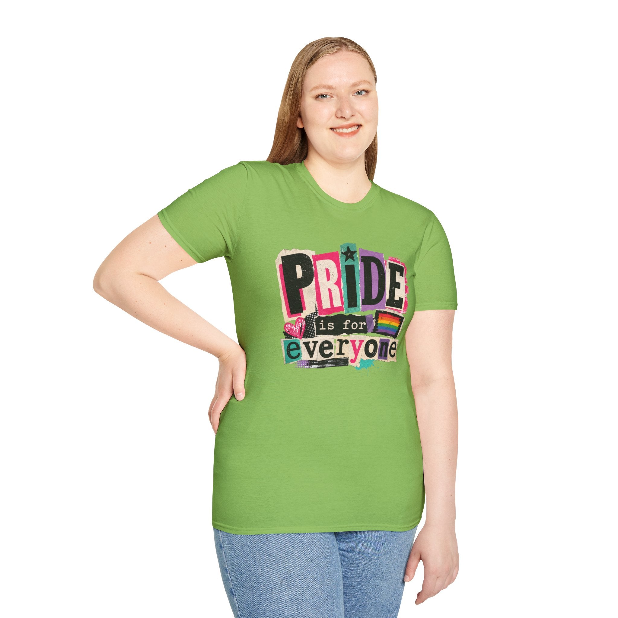 Pride Is for Everyone T-Shirt — Colorful LGBTQ+ Ally Tee