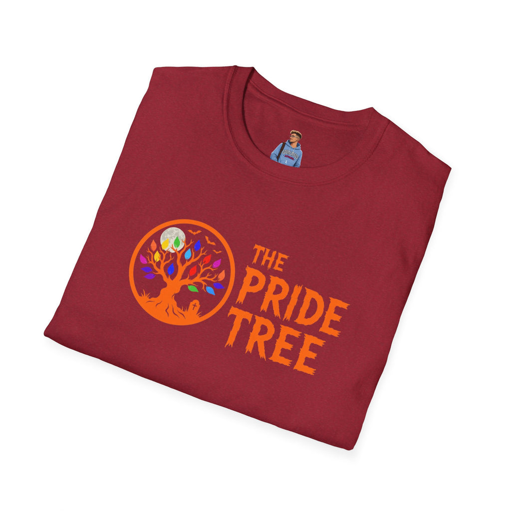 Orange Halloween Logo Pride Tree T-Shirt