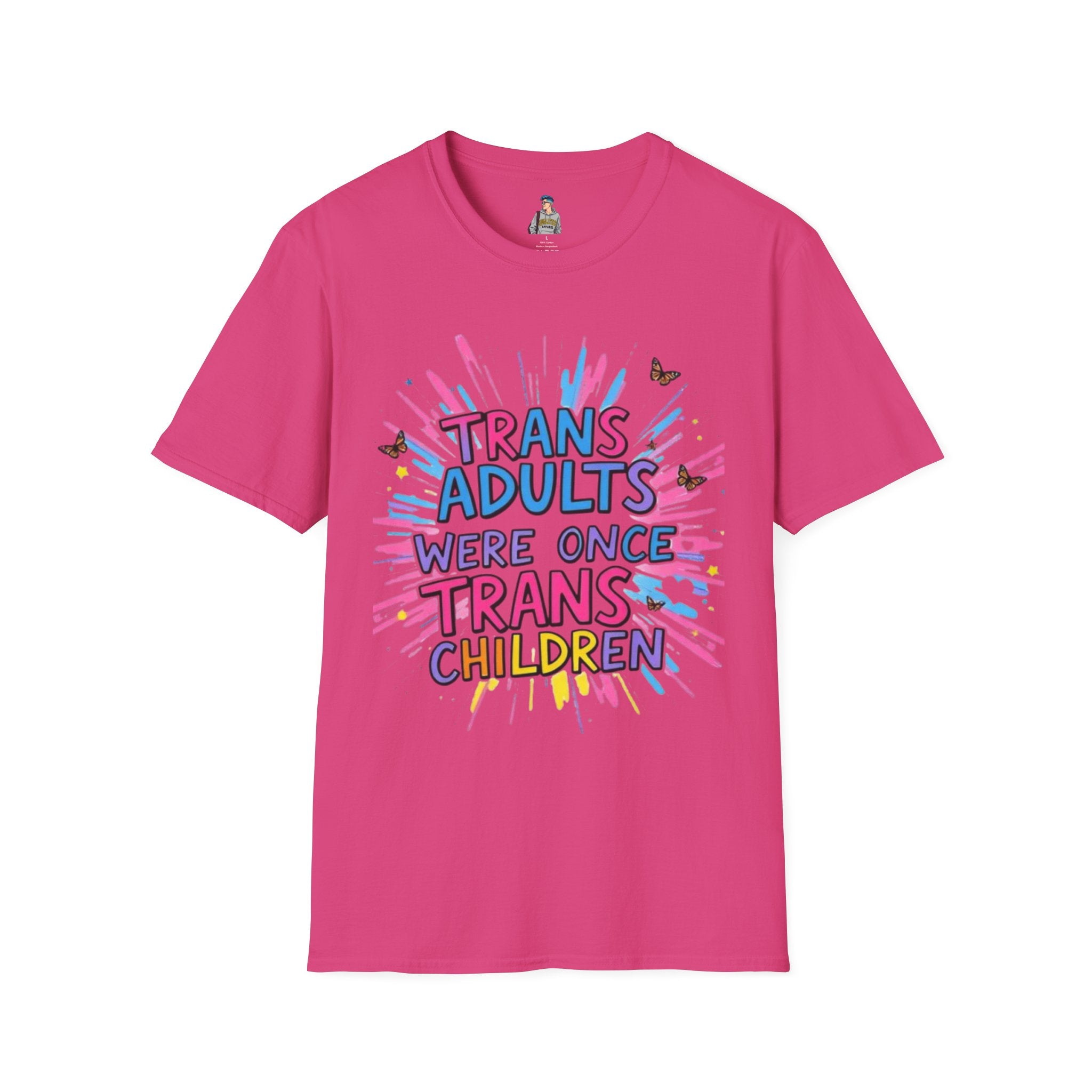 Trans Awareness Unisex T-Shirt, LGBTQ+ Pride Shirt, Gift for Allies, Feminist Apparel, Support Trans Rights