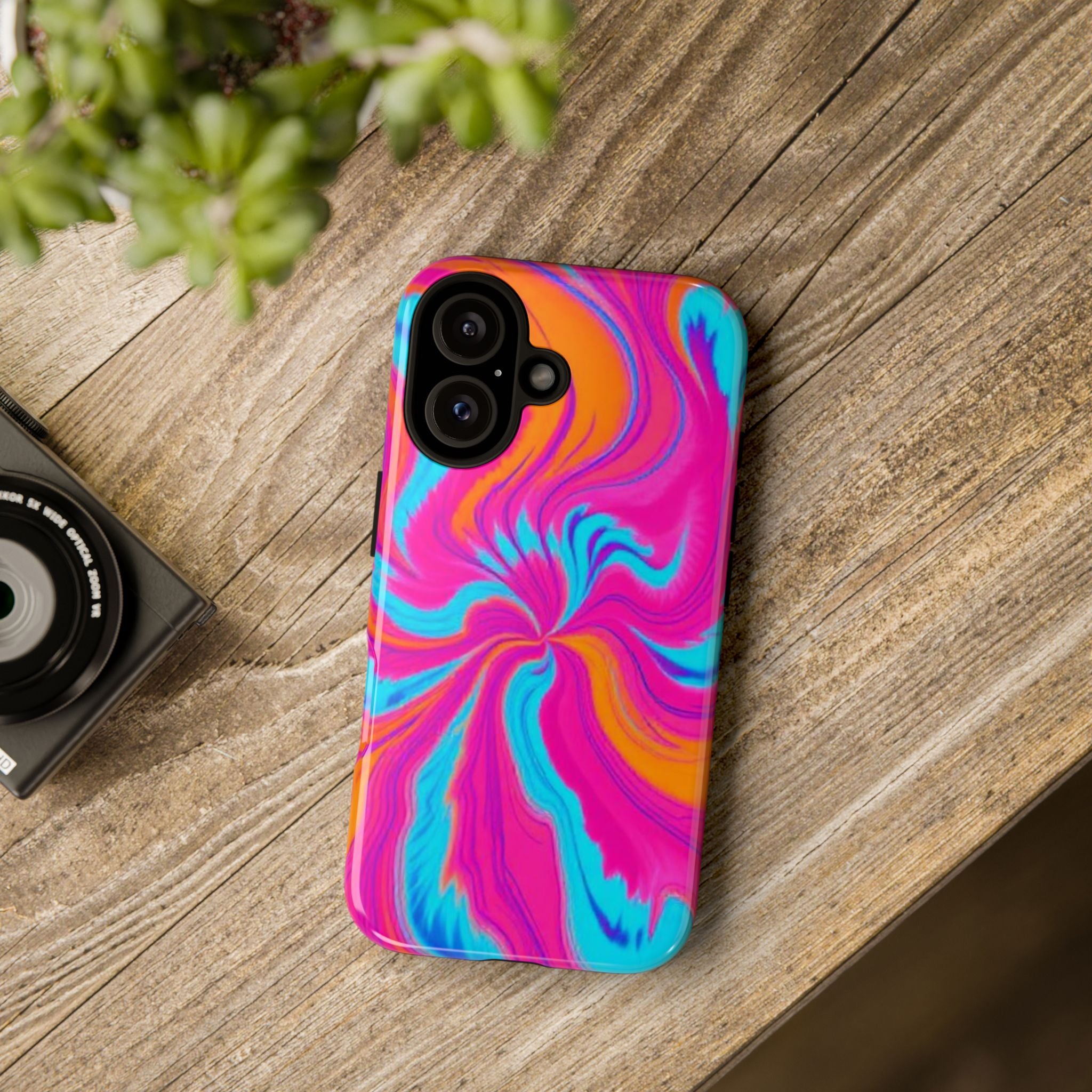 Psychedelic Swirl Tough Phone Case for iPhone