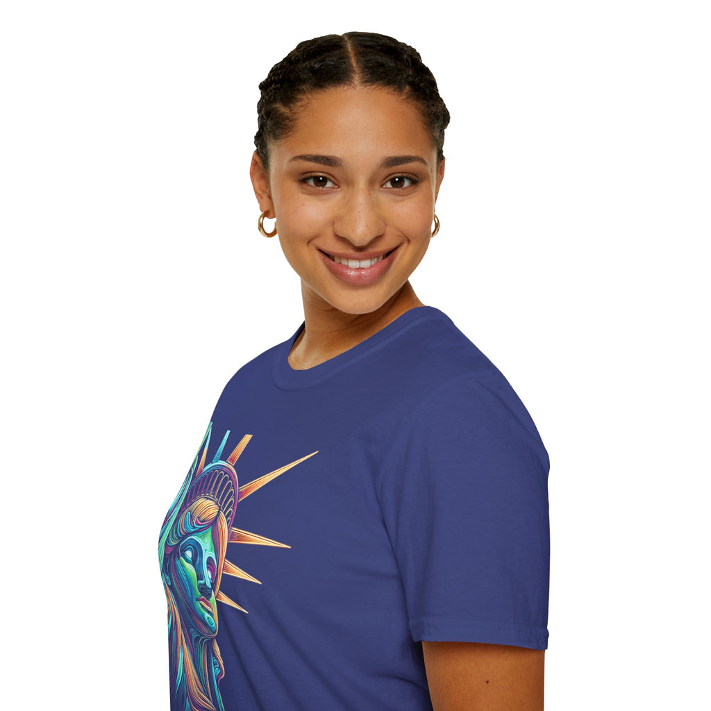 Lady Liberty - Softstyle Unisex T-Shirt