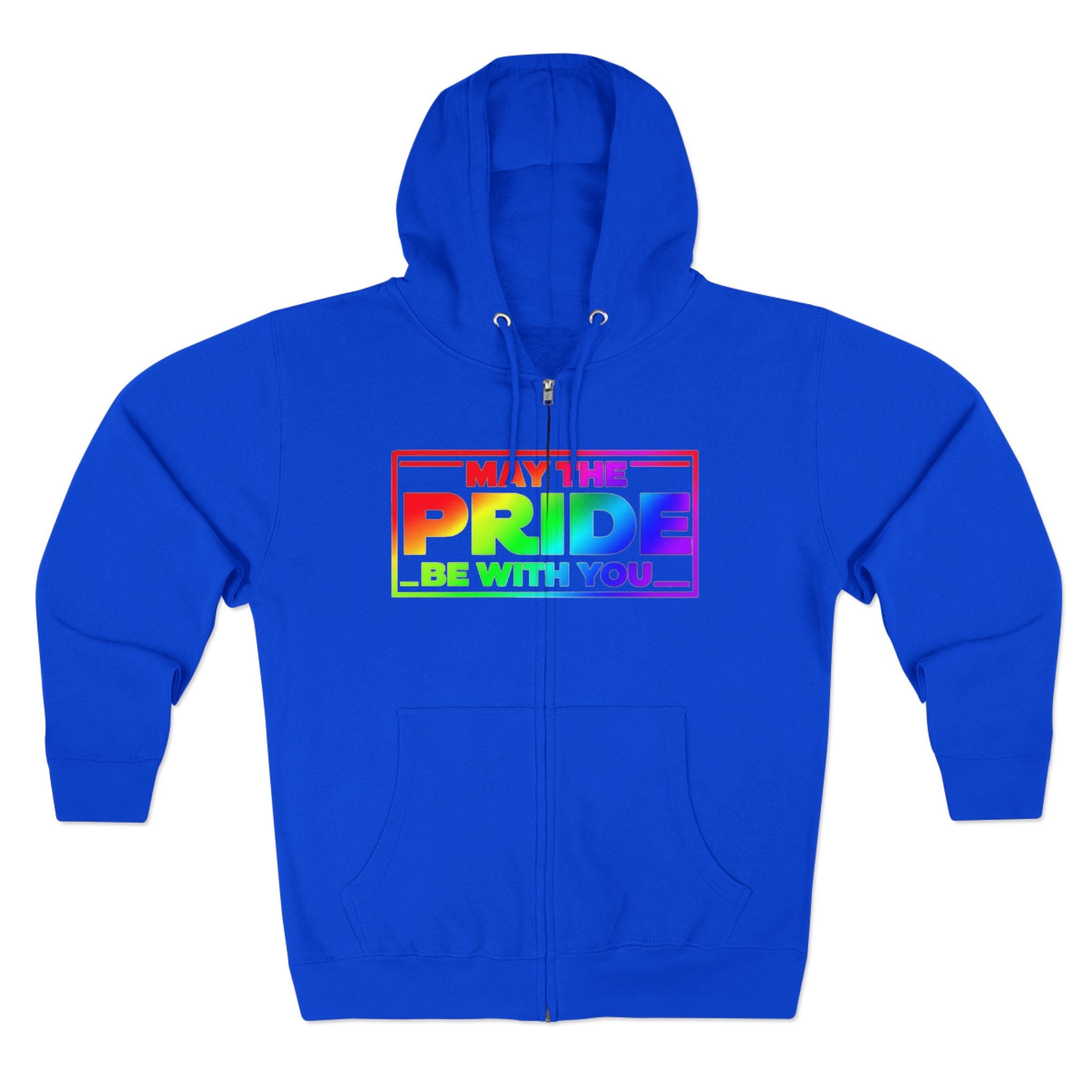 Pride Zip Hoodie - "May the Pride Be with You" Unisex