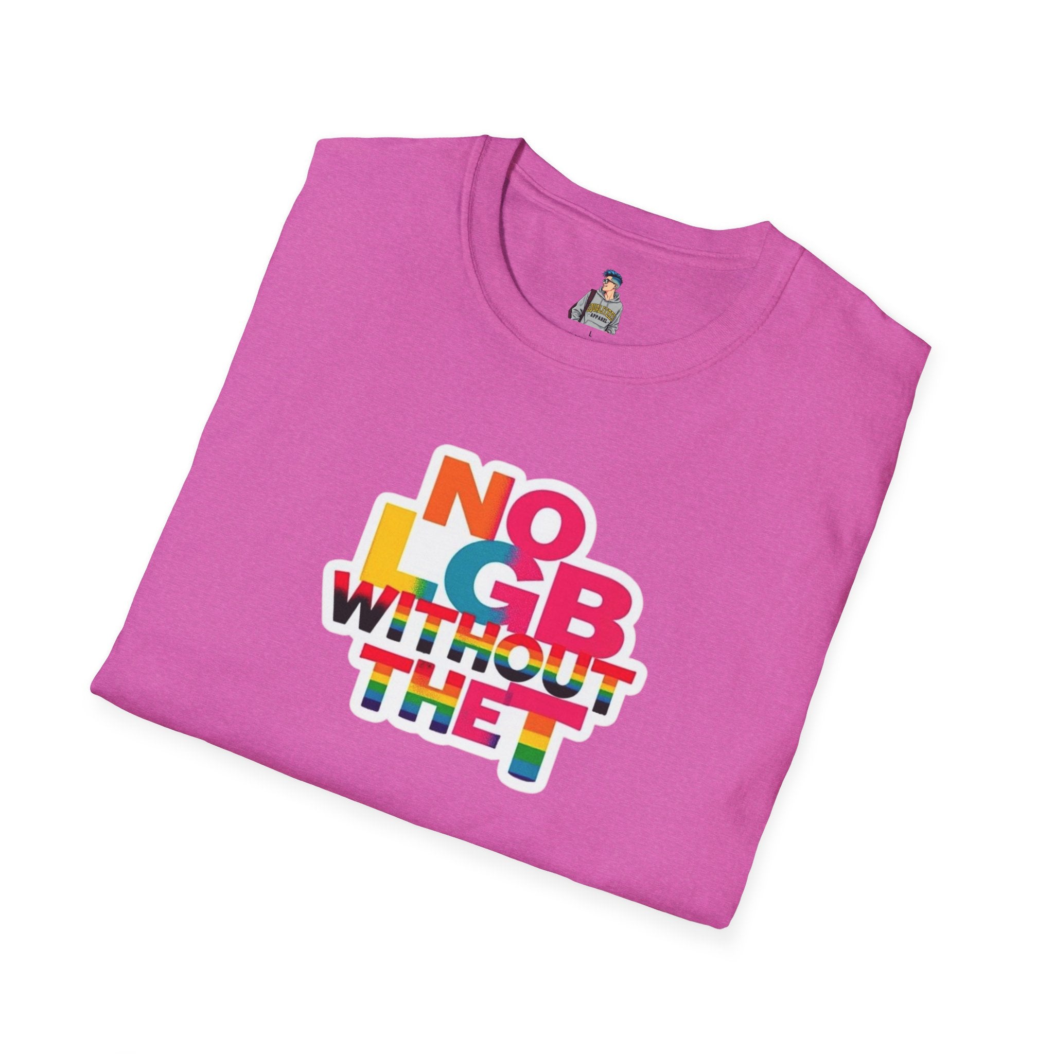 Unisex Softstyle T-Shirt - Trans Visibility No LGB Without the T Statement Tee
