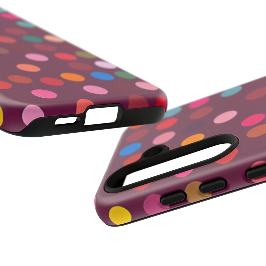 Polka-Dot Colorful Tough Case for Android
