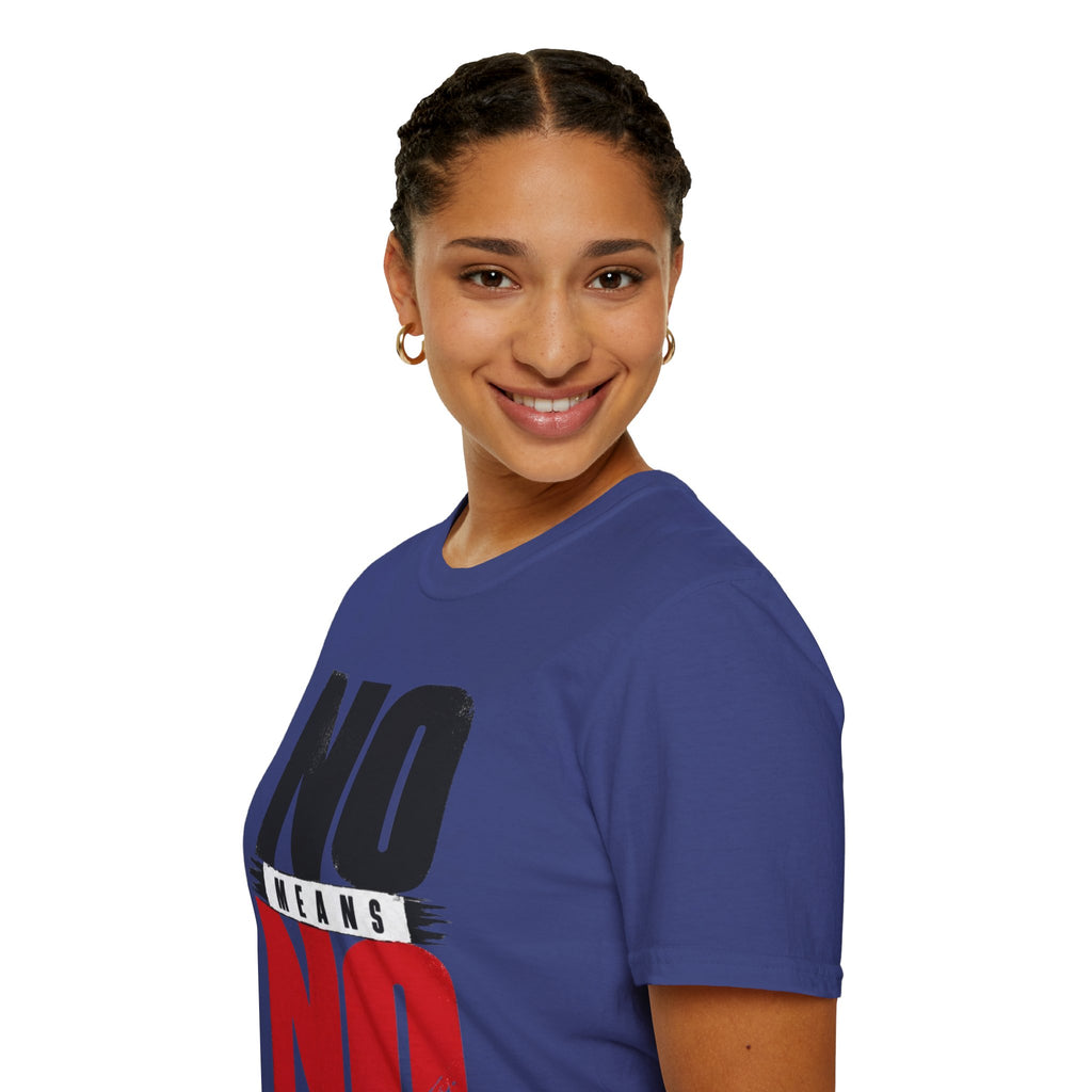 NO Means NO T-Shirt — Consent Awareness Graphic Tee