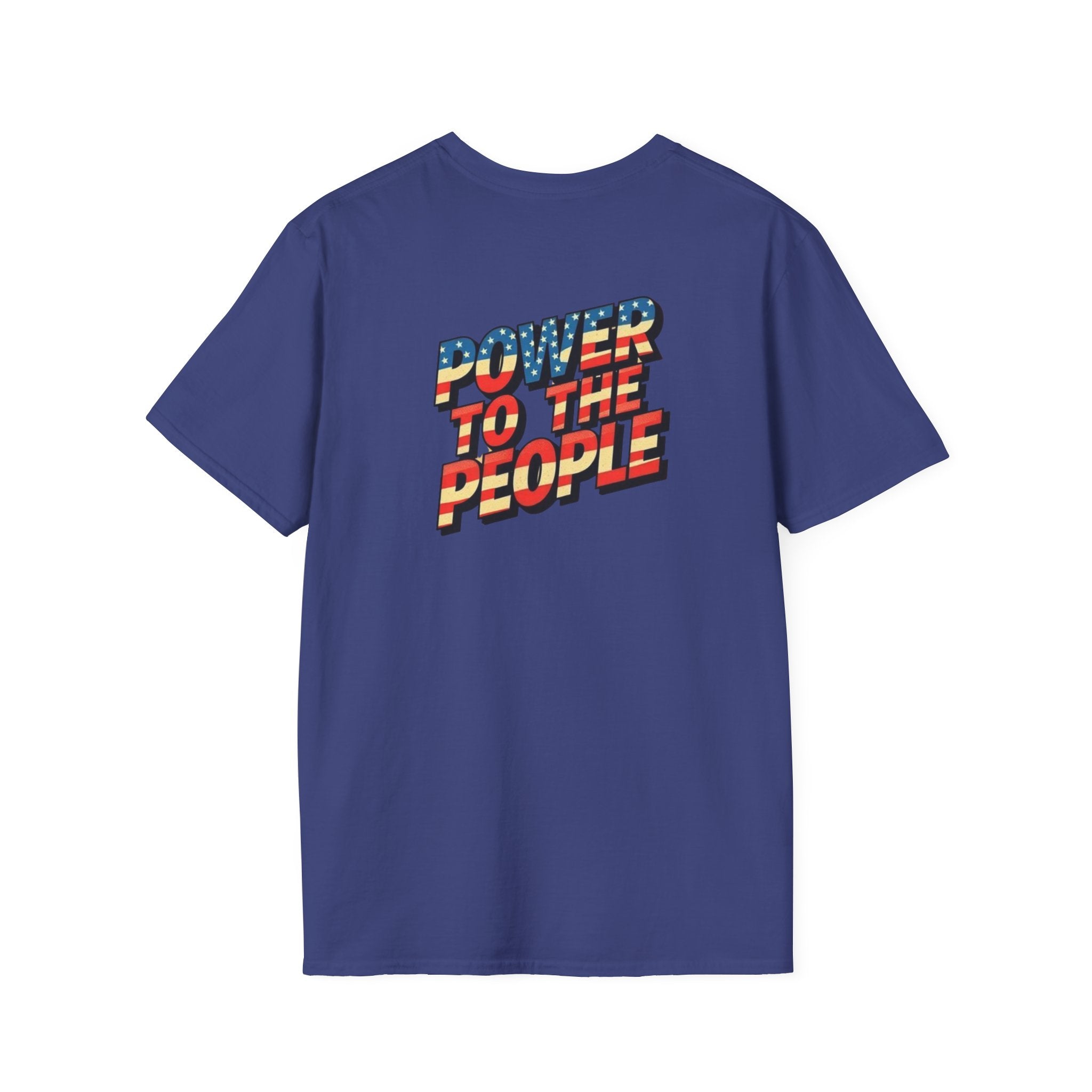 Power to the People Unisex Softstyle T-Shirt Classic Protest Tee
