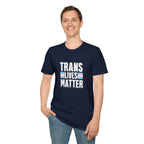 Trans Lives Matter Unisex Softstyle T-Shirt - Support LGBTQ+ Rights
