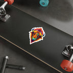 Fractal LGBTQIA Bison Die-Cut Stickers