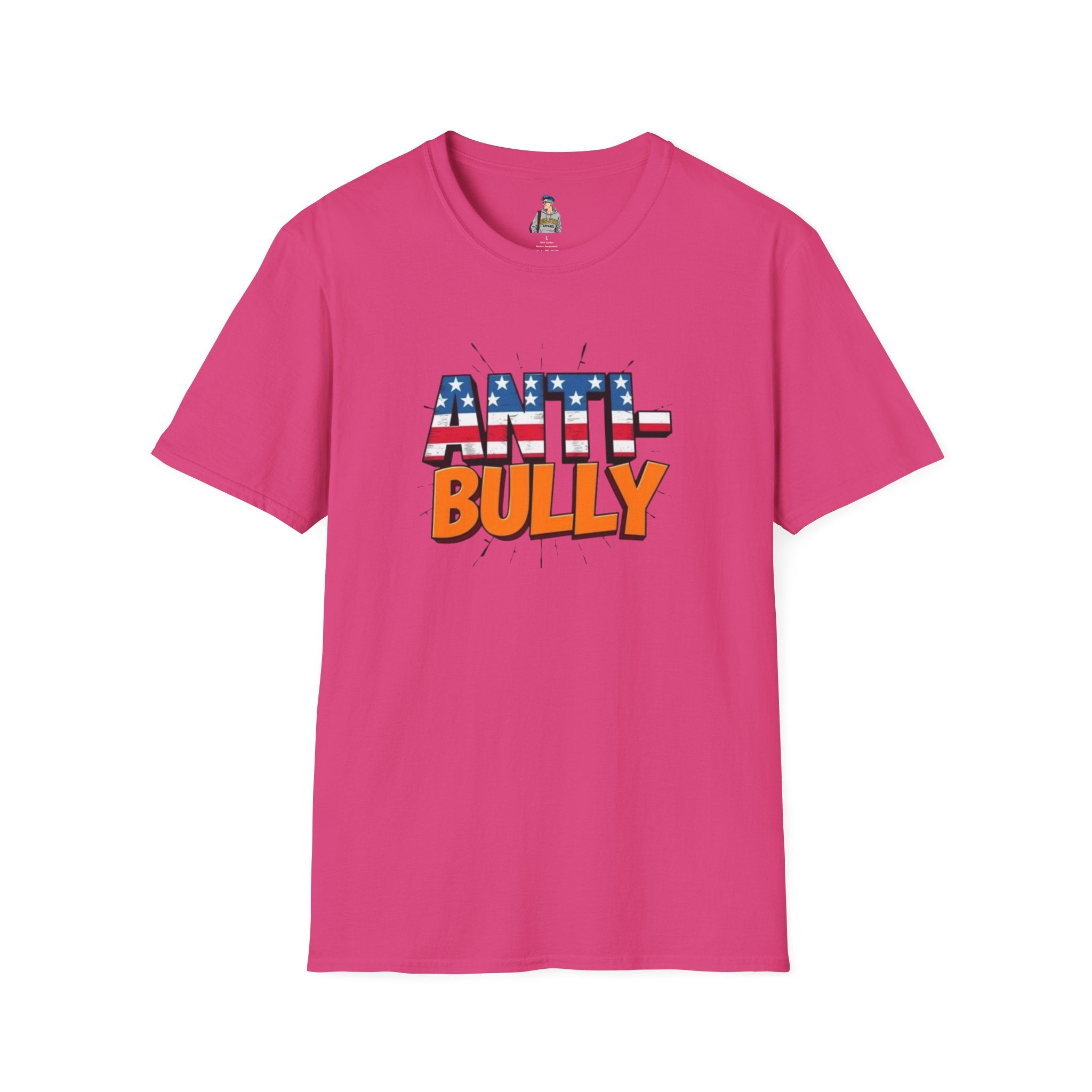 Anti-Bully Unisex Softstyle T-Shirt - Support Anti-Bullying Awareness
