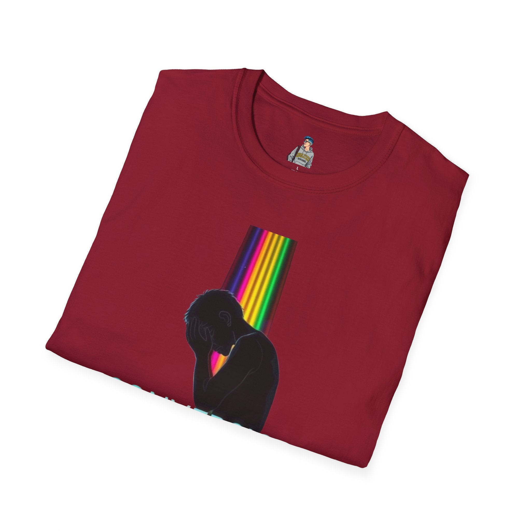 Unisex Softstyle T-Shirt - LGBTQ+ Empowerment T-Shirt: Conversion Therapy is Torture & We All Belong