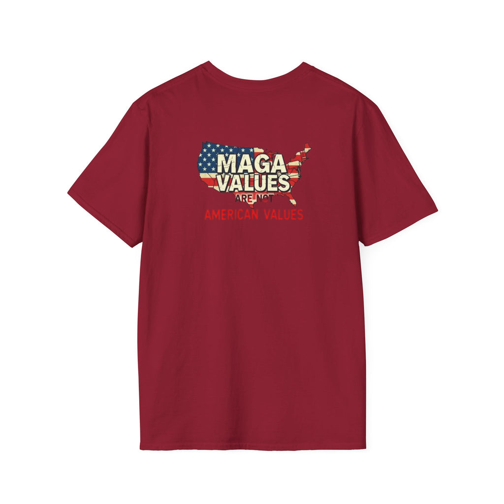 Impeach Felon47 Unisex Softstyle T-Shirt - USA Graphic Statement Tee
