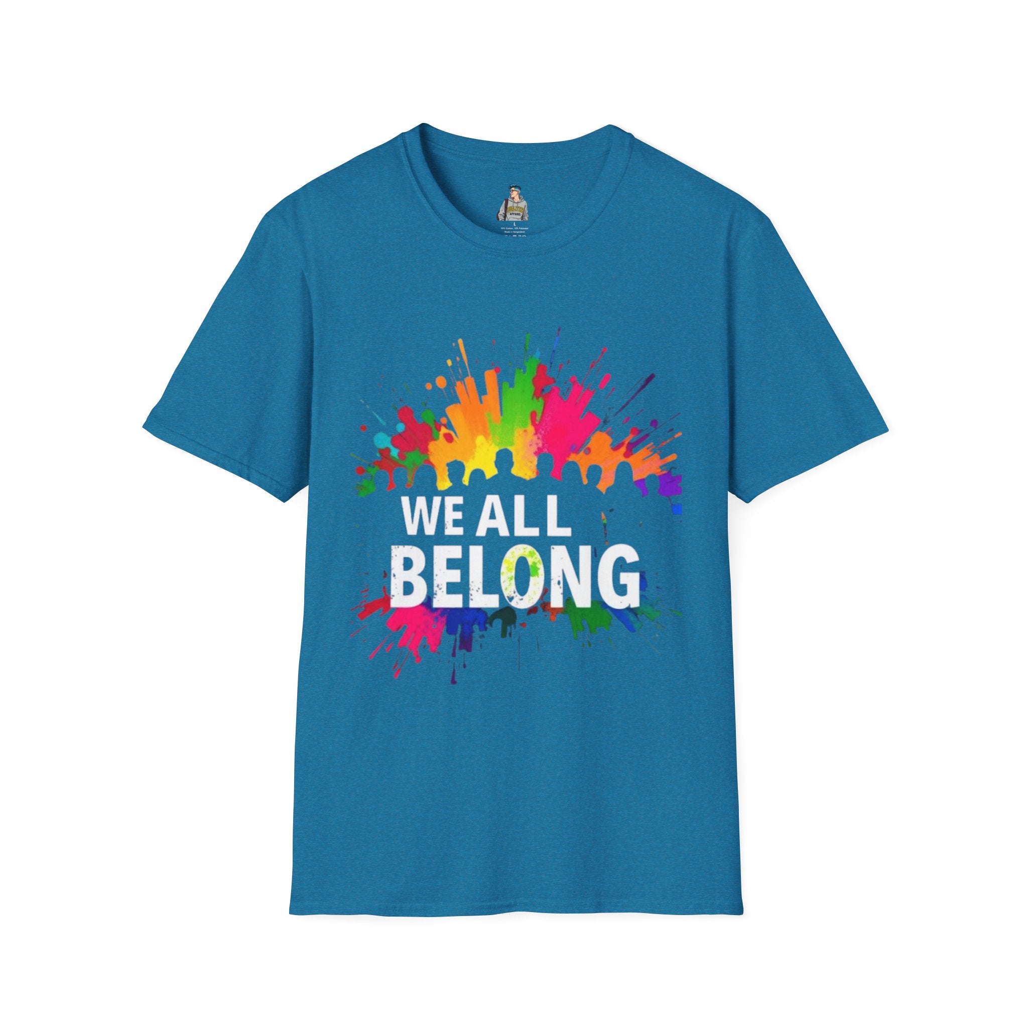 Unisex Softstyle T-Shirt - 'We All Belong"