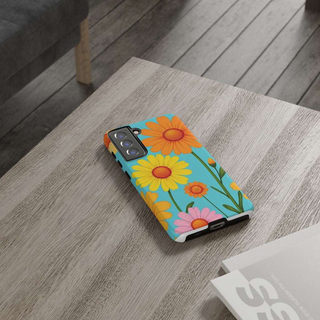 Floral Daisy Tough Case for Android