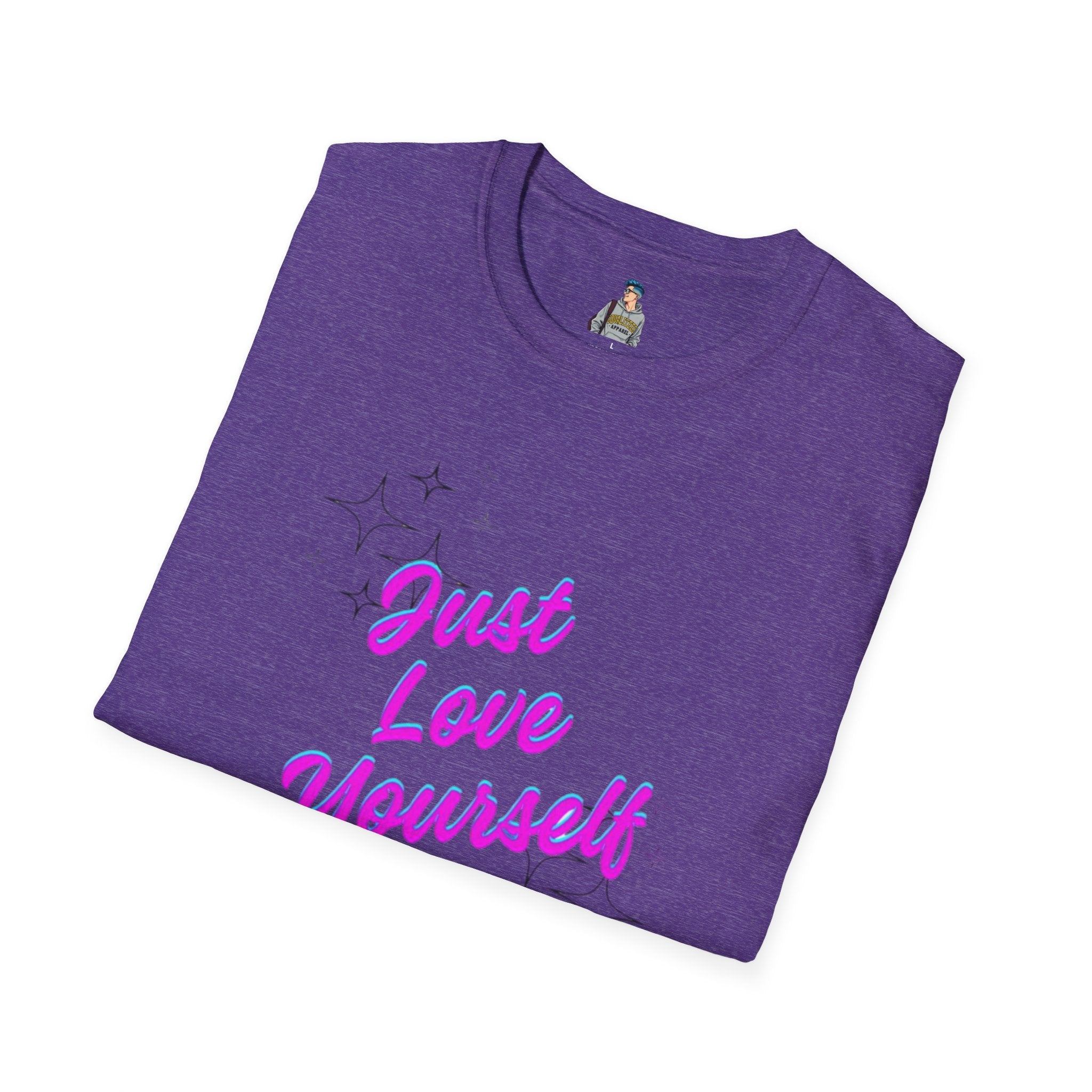 Just Love Yourself Unisex Softstyle T-Shirt - Motivational Tee for Self-Love