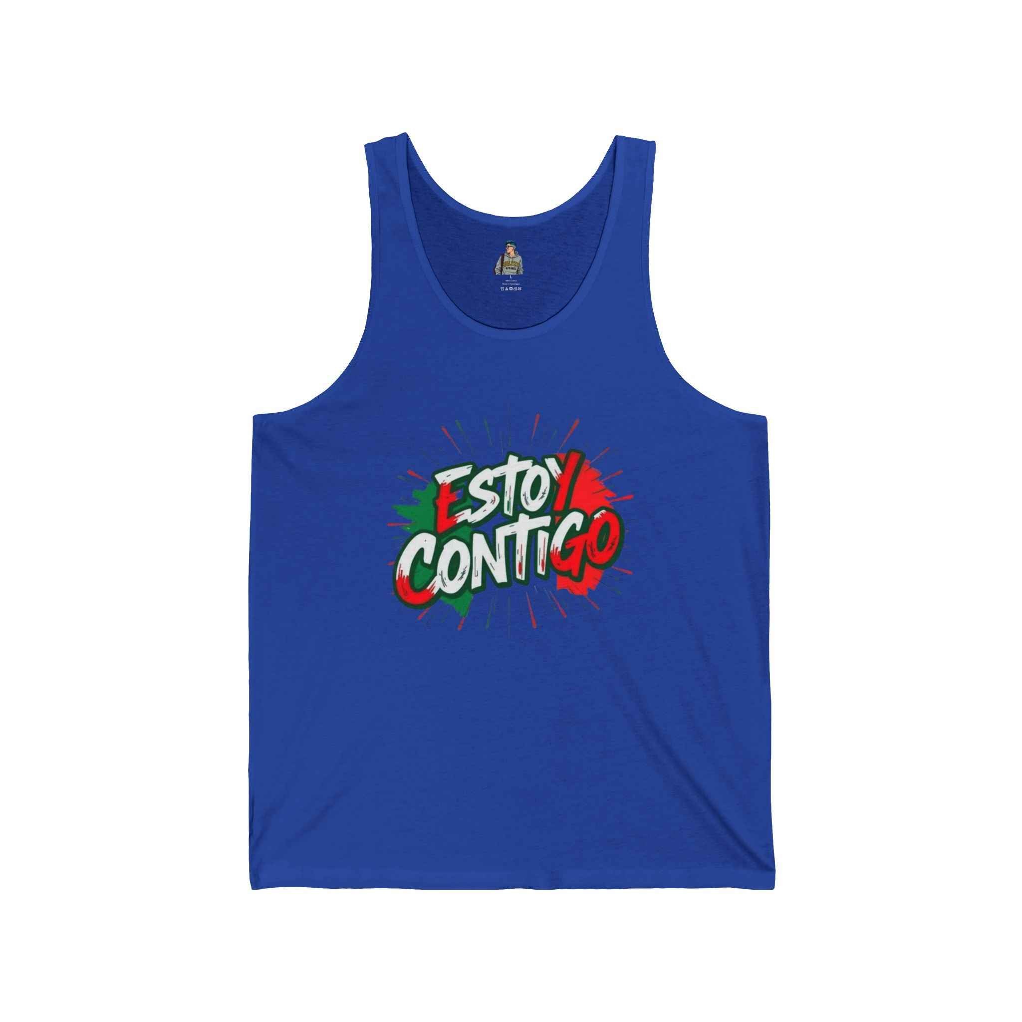 Immigrants Make America Great Tank — 'Estoy Contigo' Latino Pride Graphic Tank Top