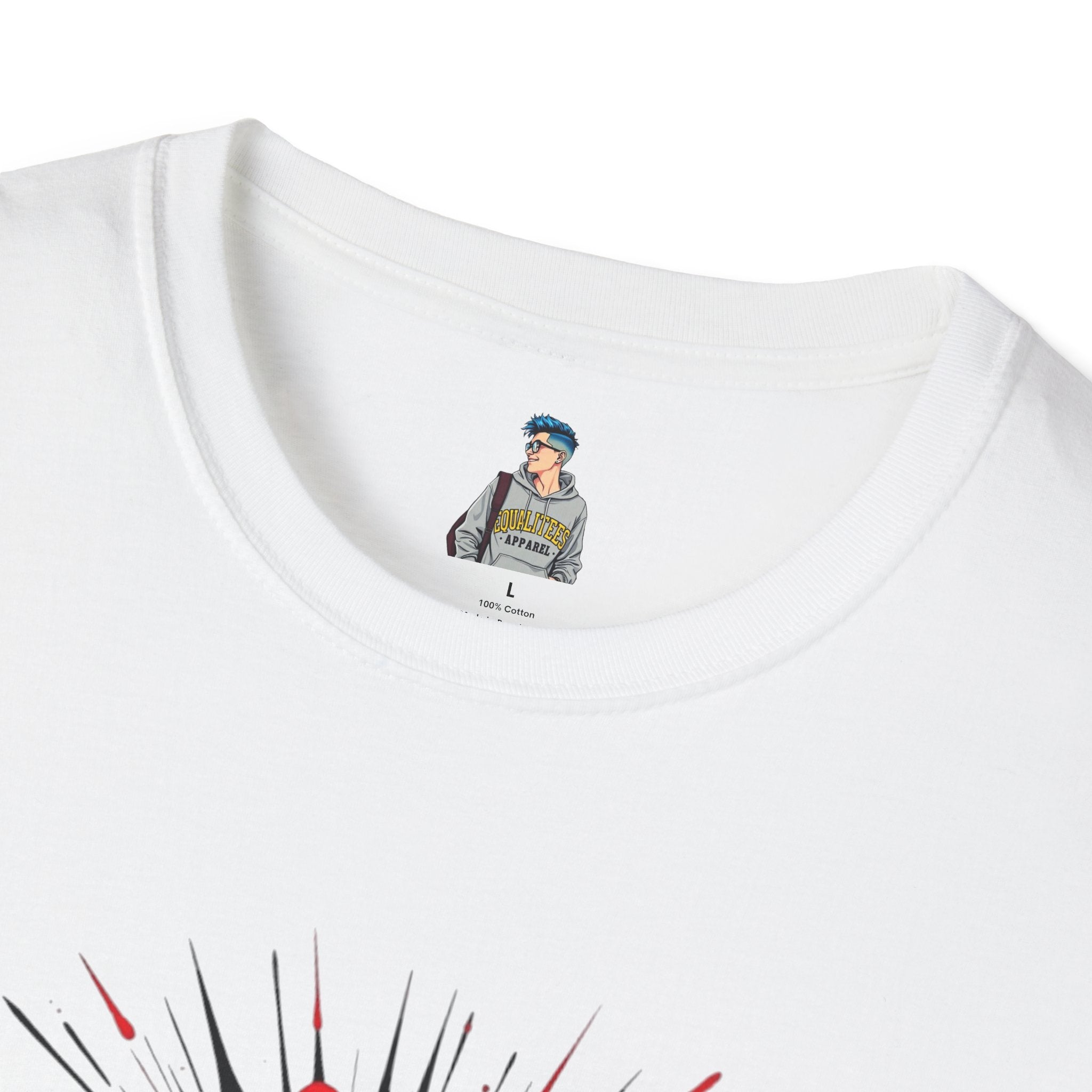 Unisex Softstyle T-Shirt with 'FDT' Graphic - Casual Streetwear for Everyday Style