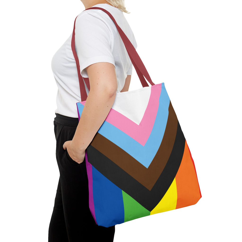 Inclusive Pride Flag Tote Bag