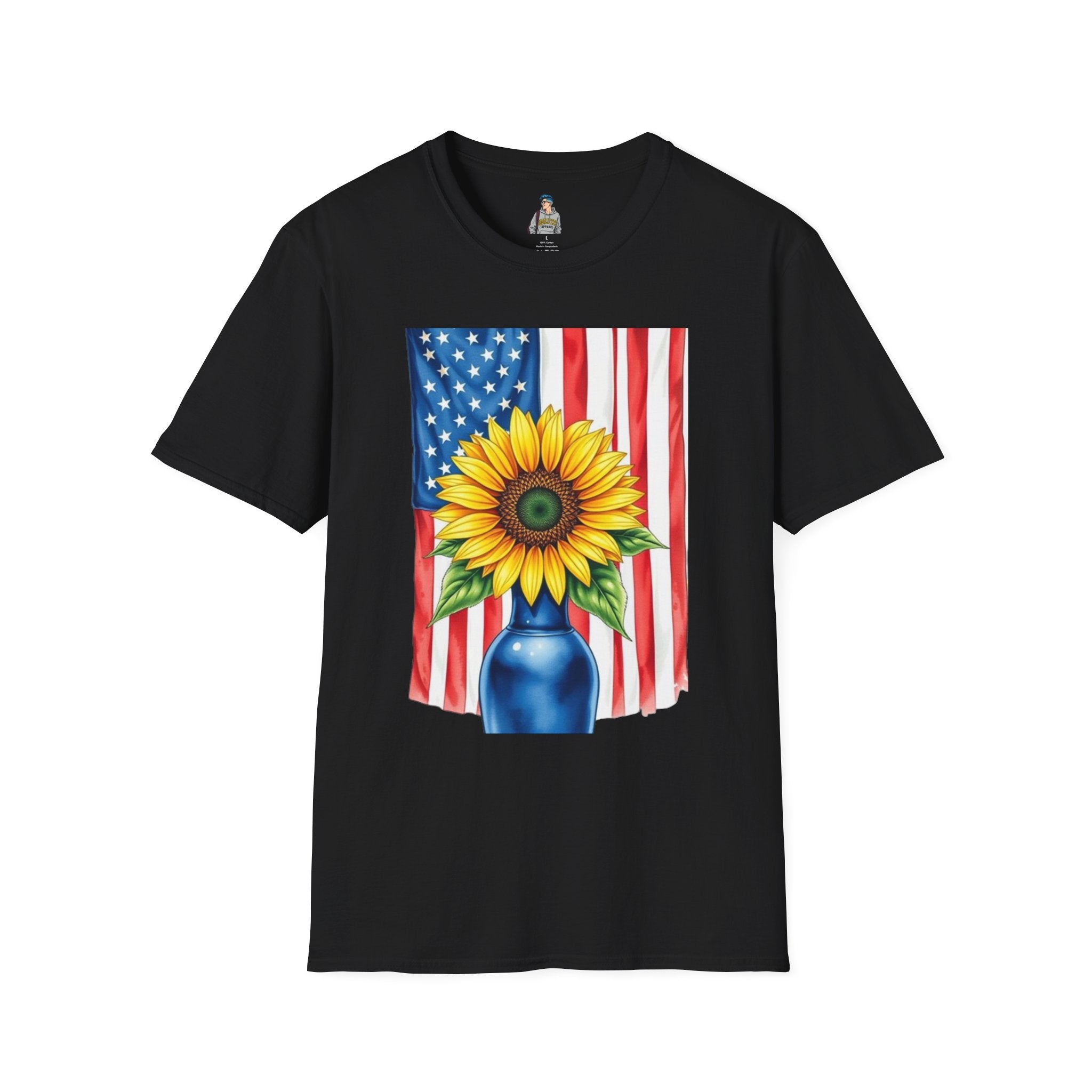 American Patriots Stand Behind Ukraine Unisex Softstyle T-Shirt