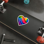 Die-Cut Stickers - Rainbow Heart