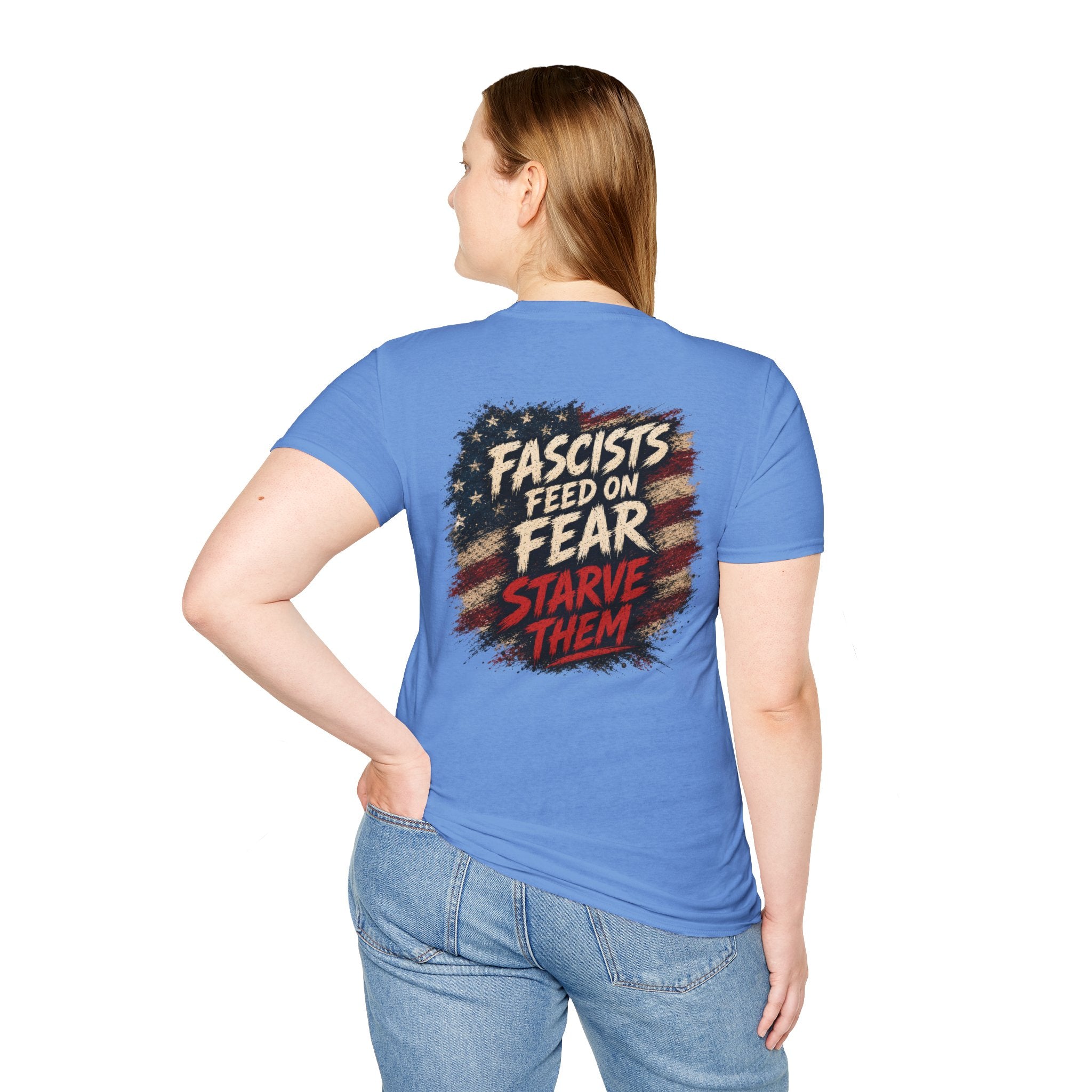 Patriots Don’t Stand For This T-Shirt — Statue of Liberty & Distressed Flag Graphic