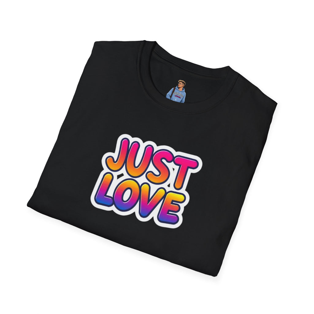 Just Love Unisex Softstyle T-Shirt | Perfect for Pride, Anniversaries, and Everyday Wear
