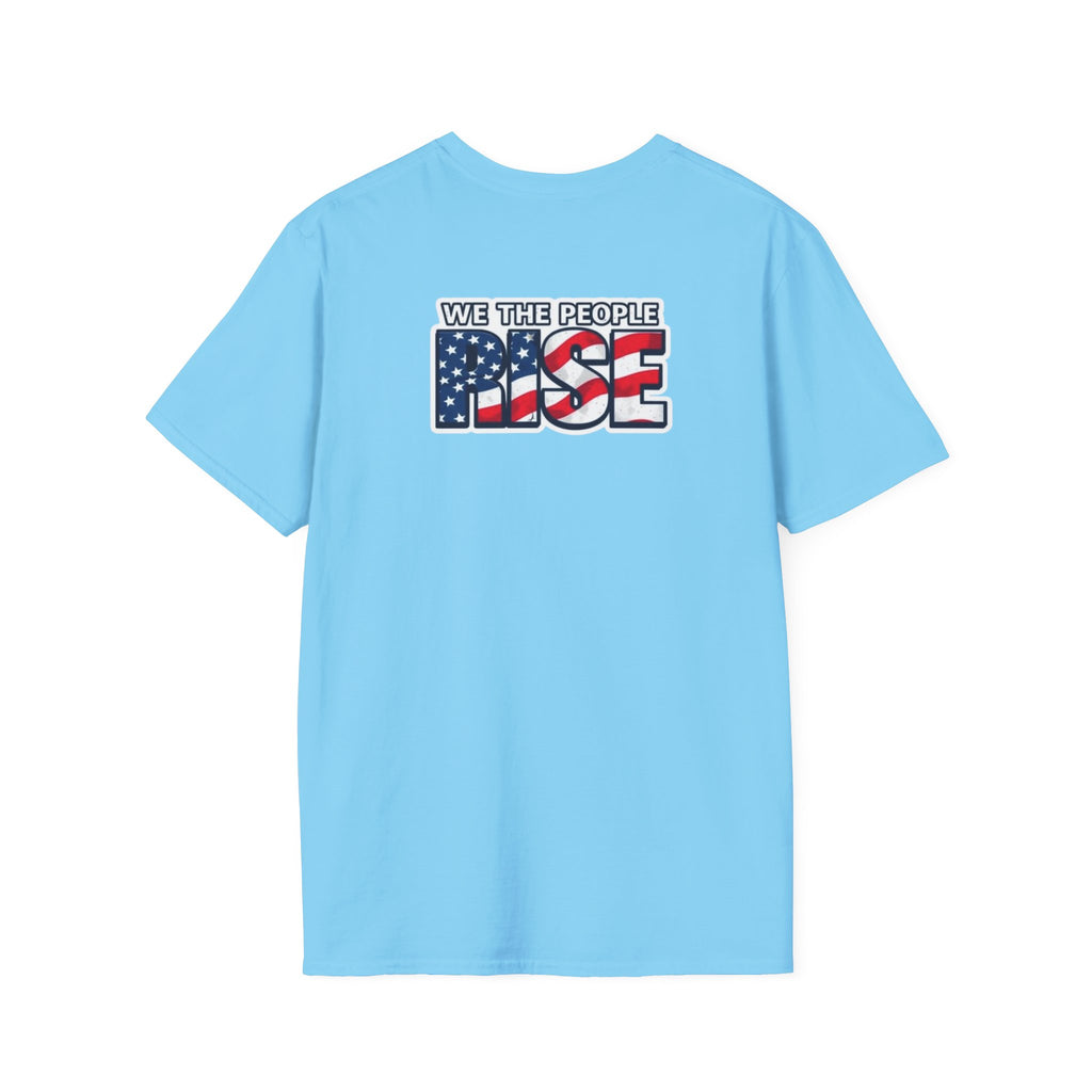 Patriotic Unisex T-Shirt - 50501 We The People Rise - American Flag Design