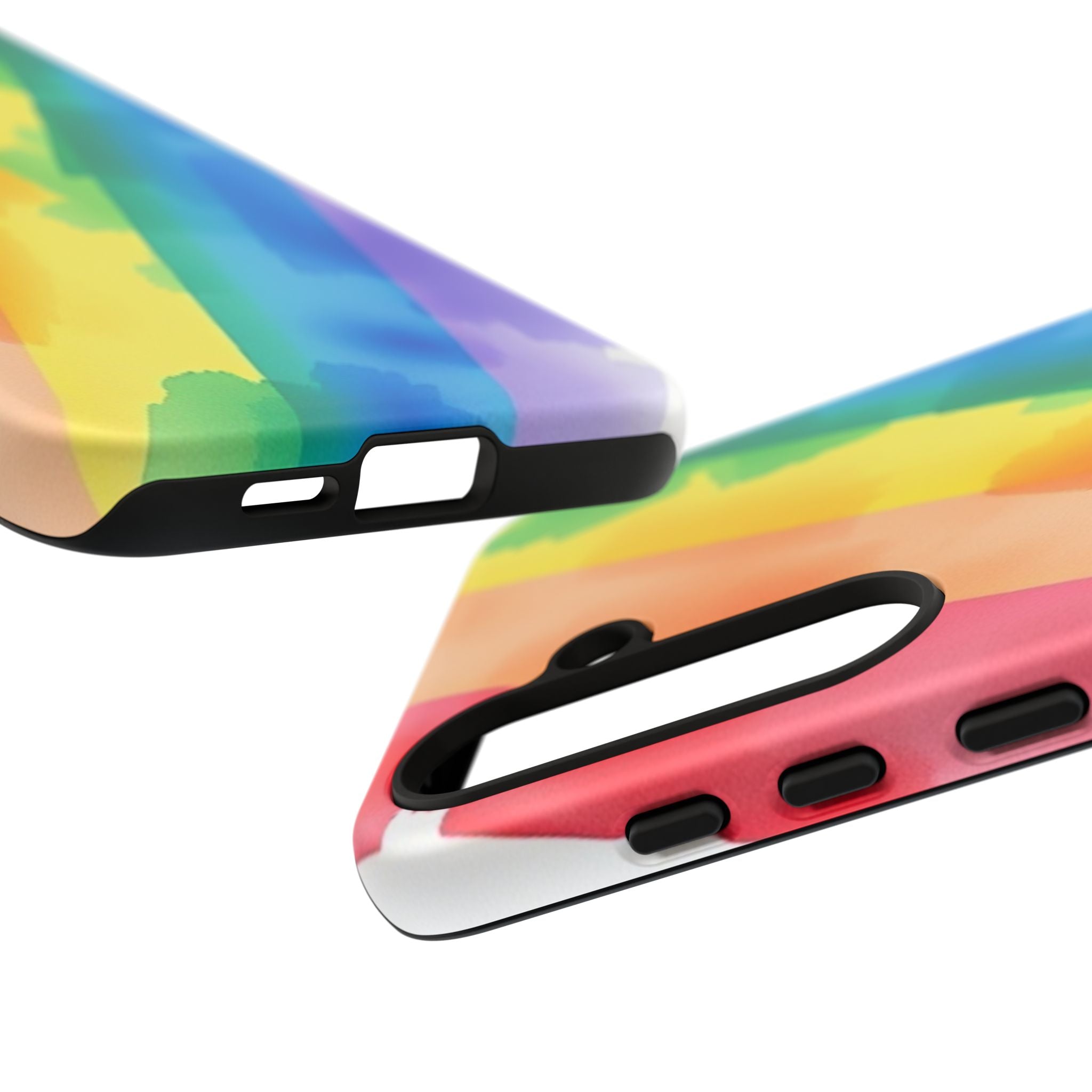 Rainbow Watercolor Art Tough Cases For Android & iPhone