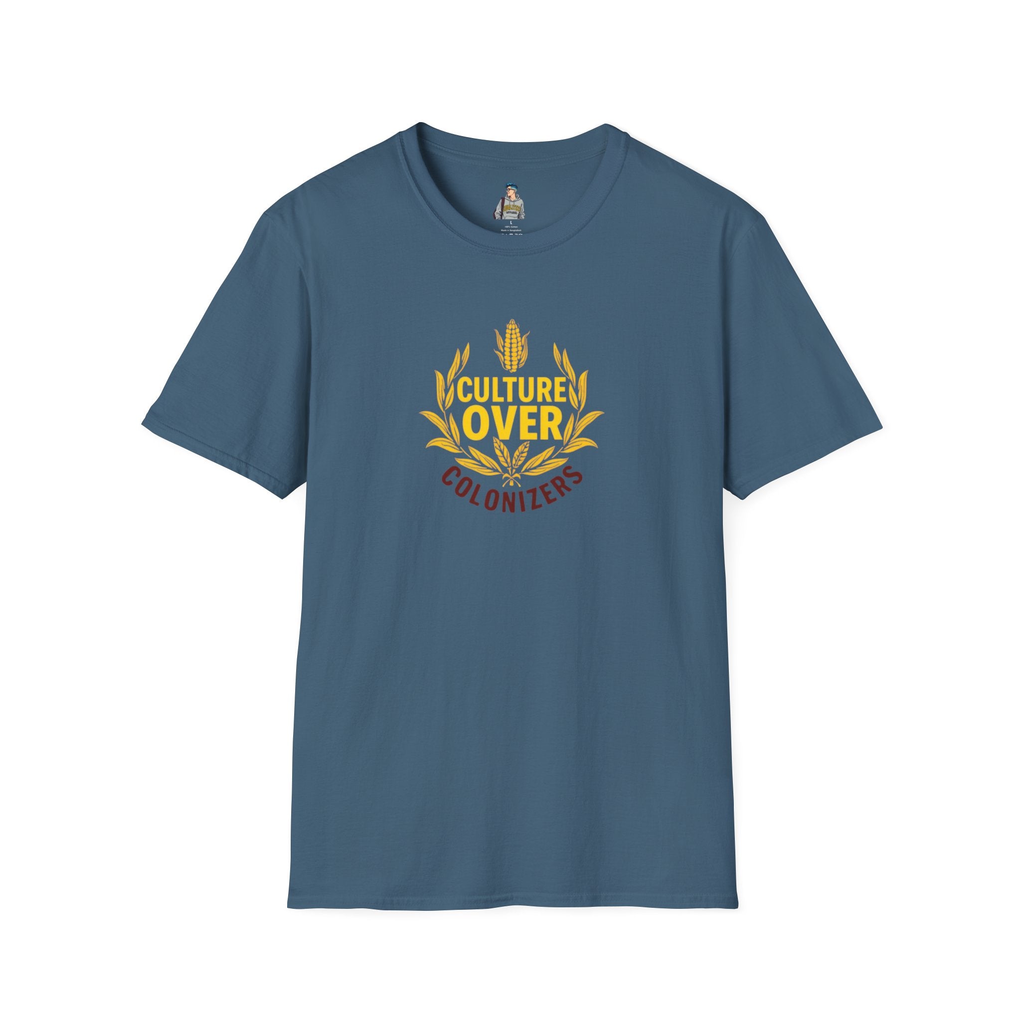 'Culture Over Colonizers' Unisex Softstyle T-shirt