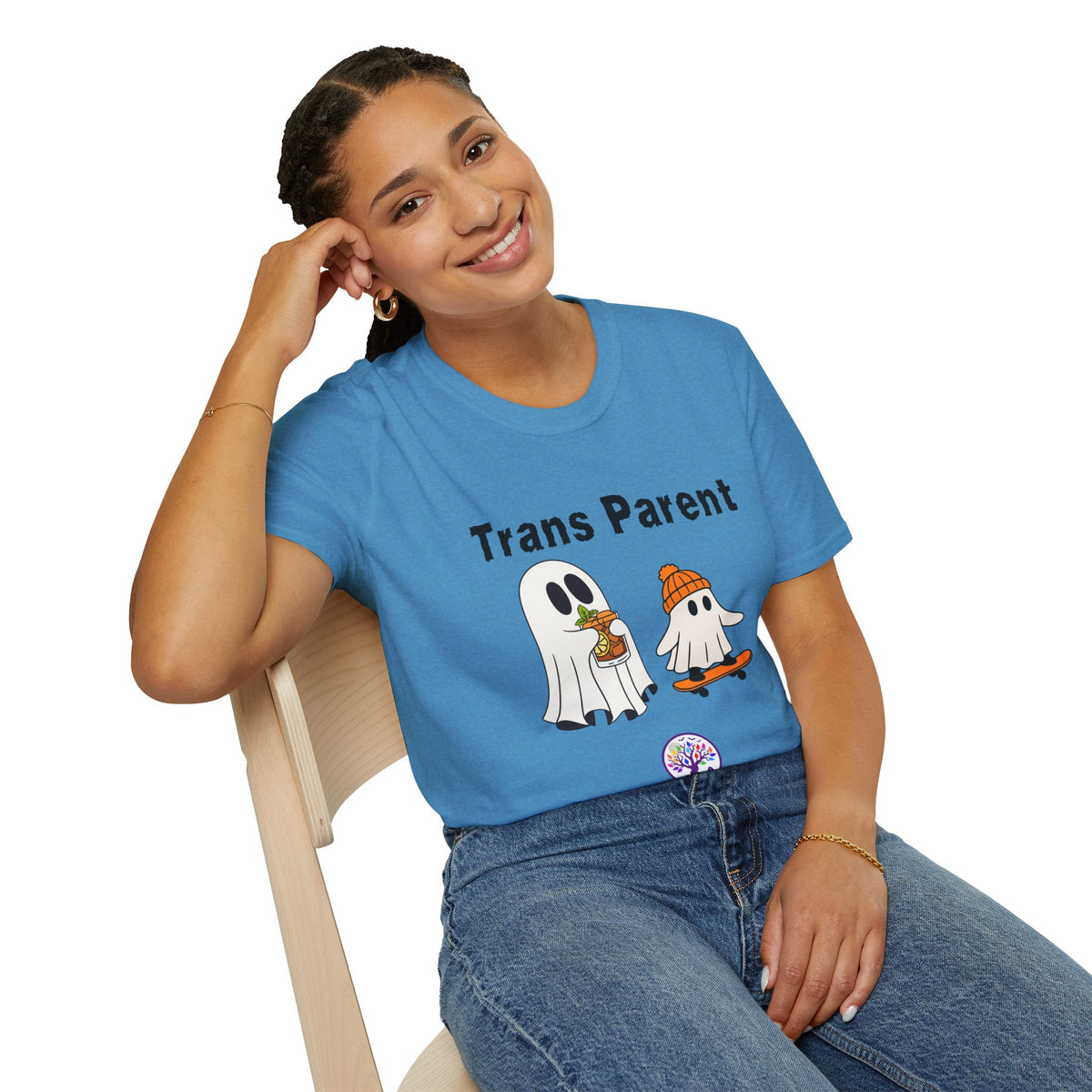 Trans Parent 5 Halloween Pride Tree Las Vegas T-Shirt