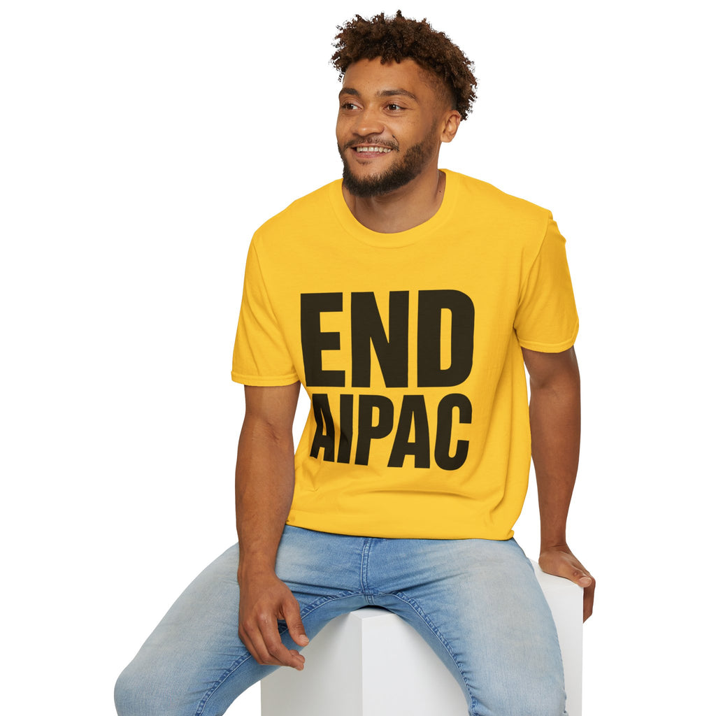 END AIPAC Bold Protest T-Shirt