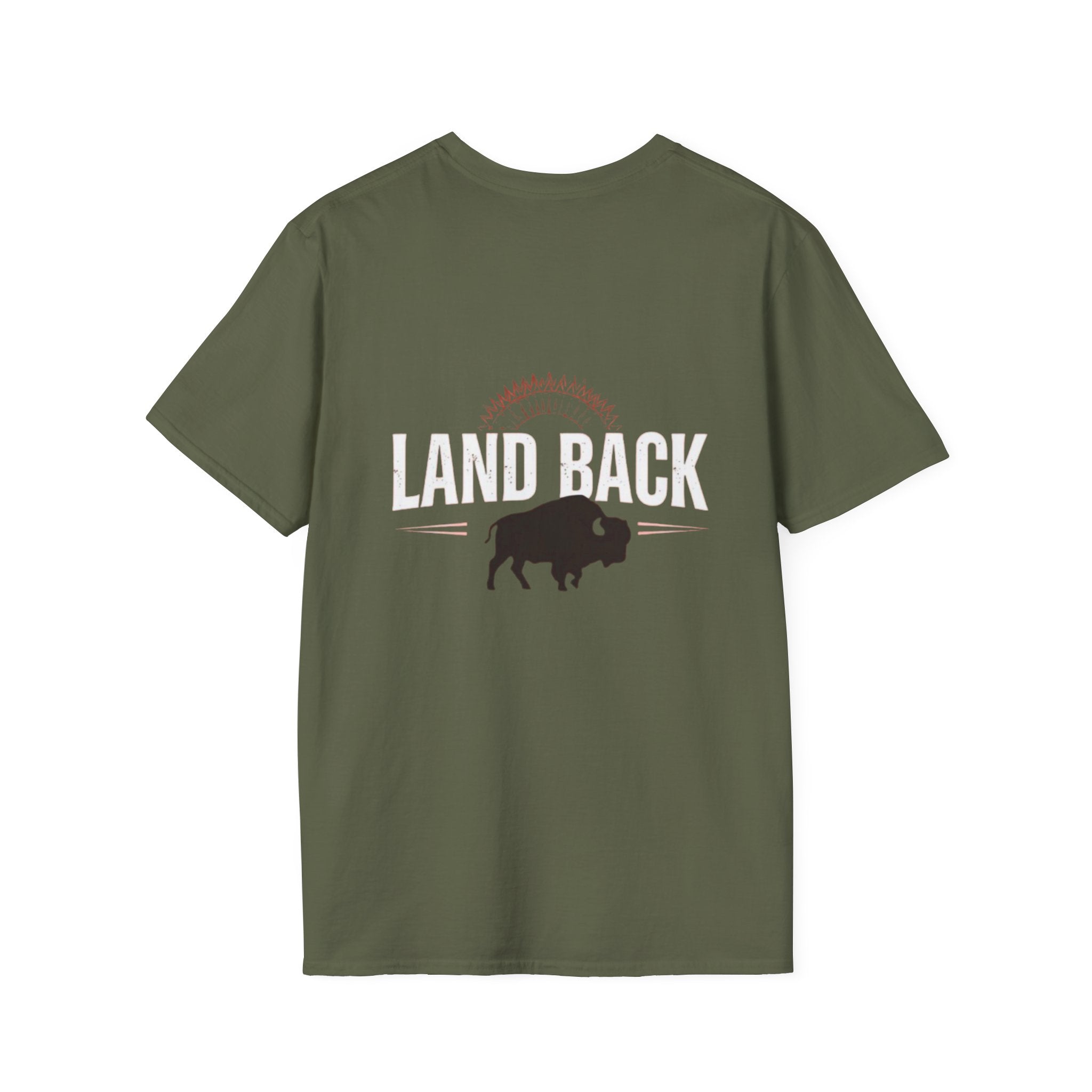 'Land Back' Unisex Softstyle T-shirt