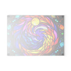Vibrant Stained Glass Cutting Board | Colorful Kitchen Decor & Gift