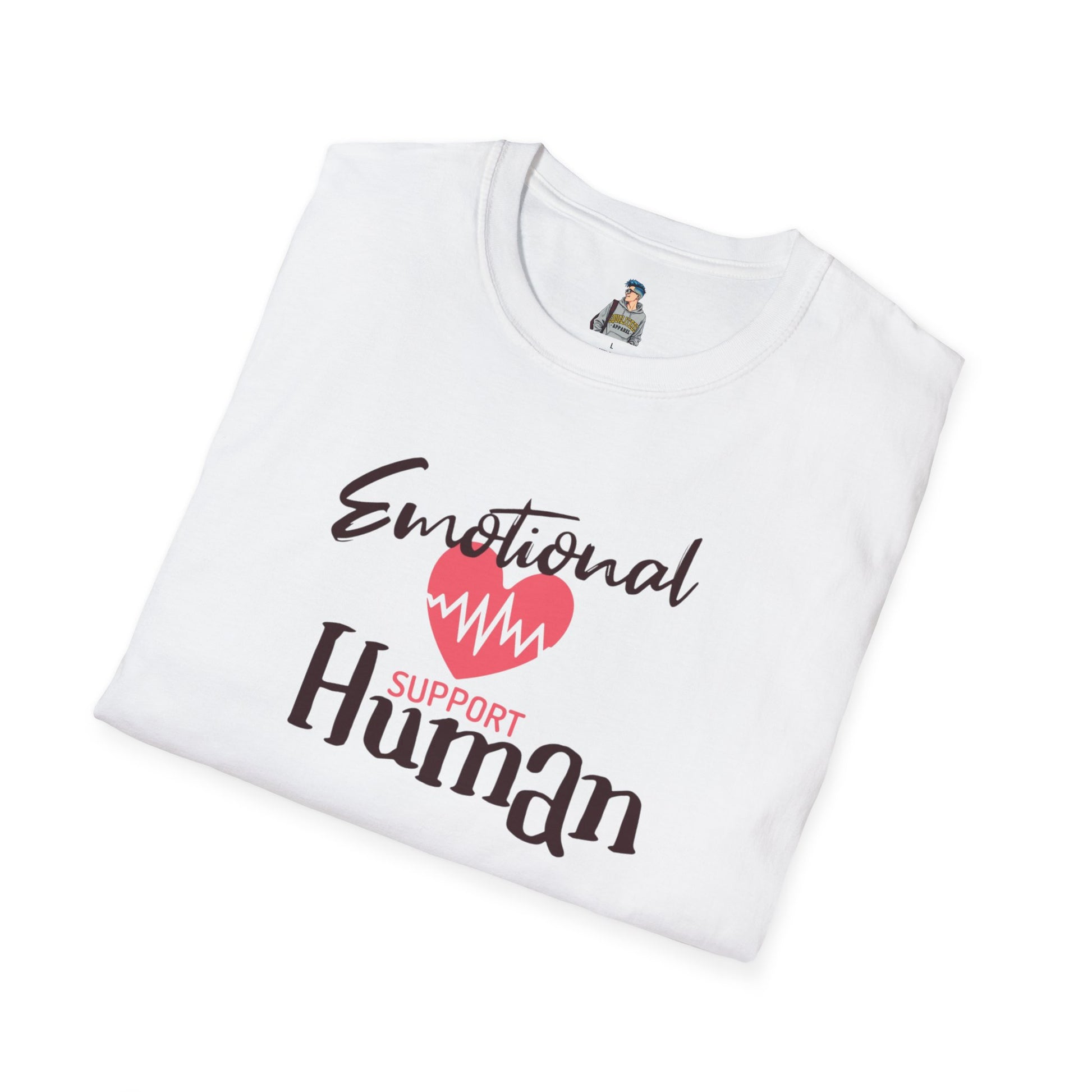 Emotional Support Human Unisex Softstyle T-Shirt