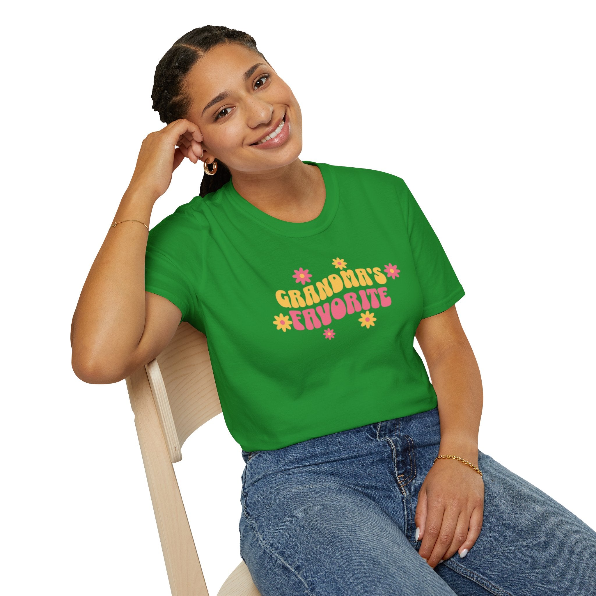 Grandma's Favorite Unisex Softstyle T-Shirt - EqualiTees.Me