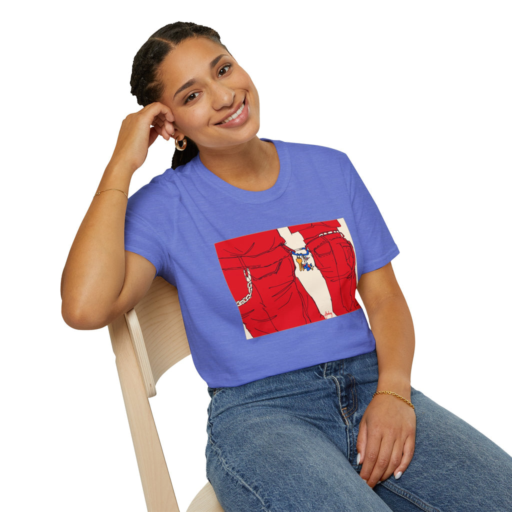 Red Jeans by Audrey Pride Tree Las Vegas T-Shirt