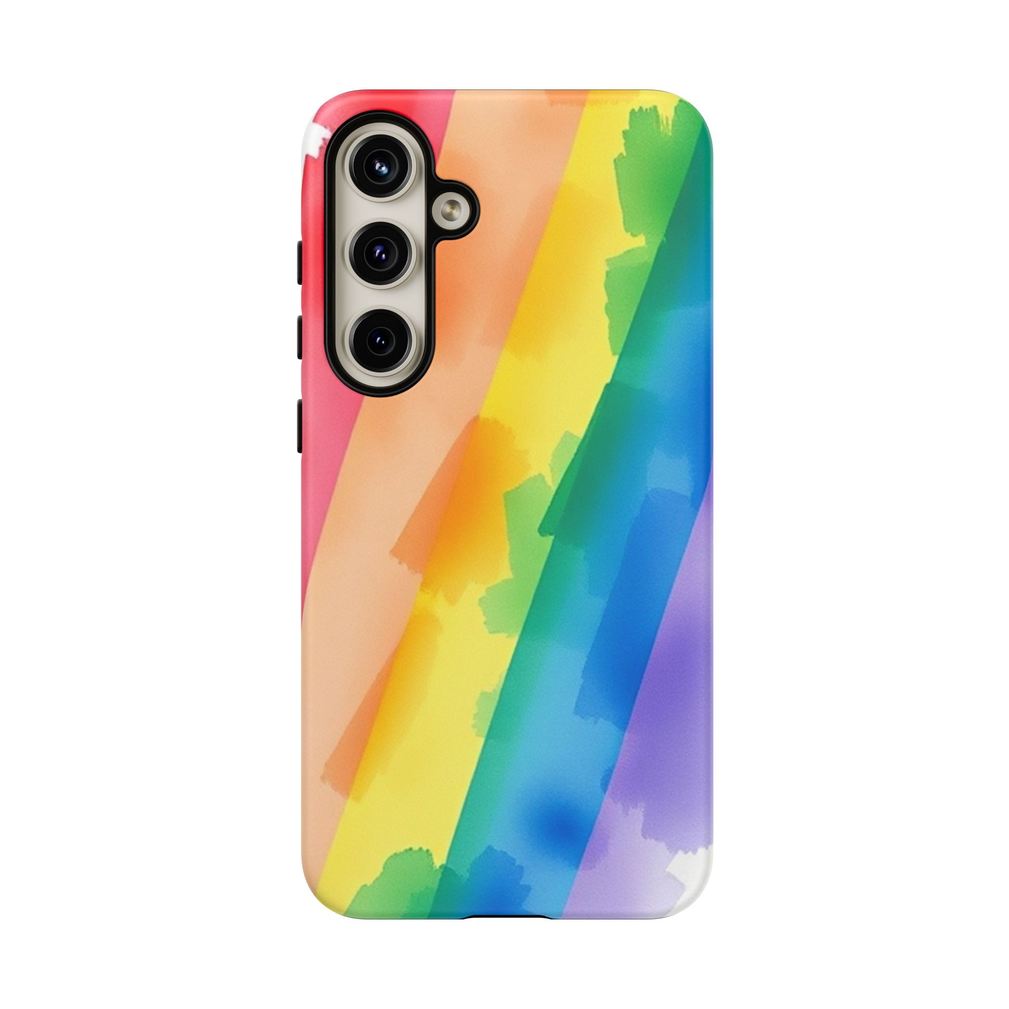 Rainbow Watercolor Art Tough Cases For Android & iPhone