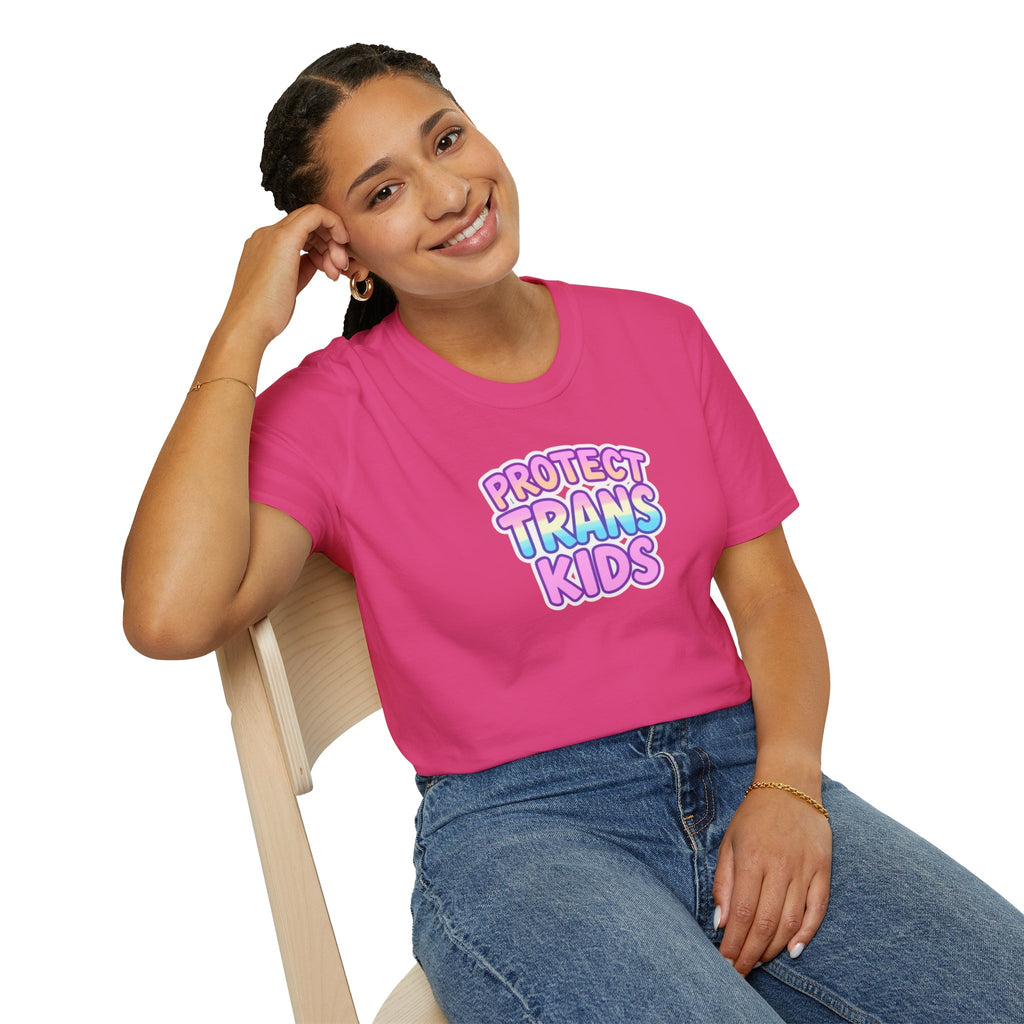 Unisex Softstyle T-Shirt - Protect Trans Kids Tee