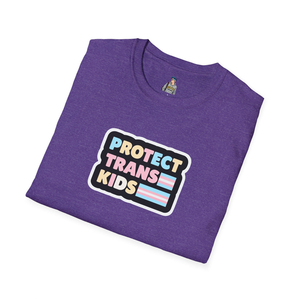 "Protect Trans Kids" Unisex Softstyle T-Shirt - Empowerment & Pride Apparel