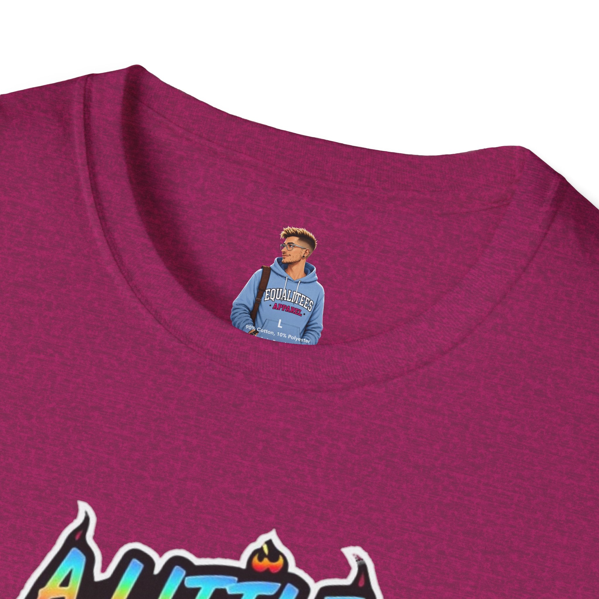 A Little Bit Neurospicy Unisex Softstyle T-Shirt - Fun & Quirky Graphic Tee for Neurodivergent Awareness